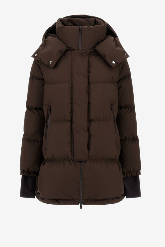 Parka Two Layer in Marrone Herno