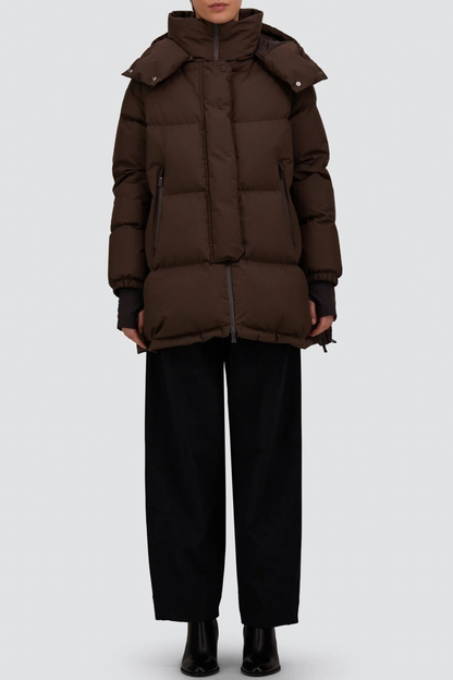 Parka Two Layer in Marrone Herno