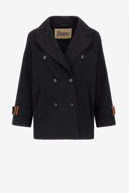Black Peacoat by Herno - Anita Hass