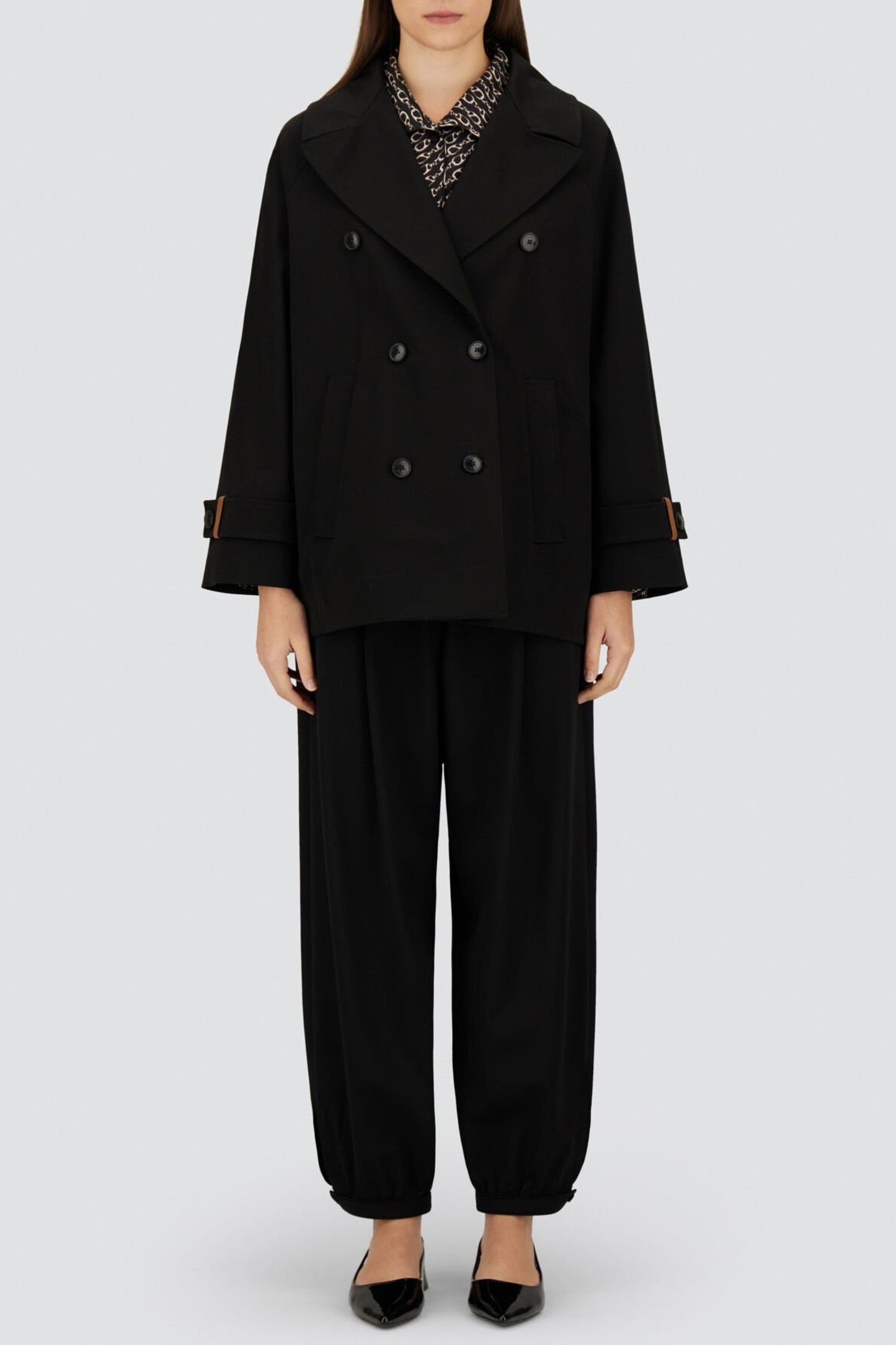 Black Peacoat by Herno - Anita Hass