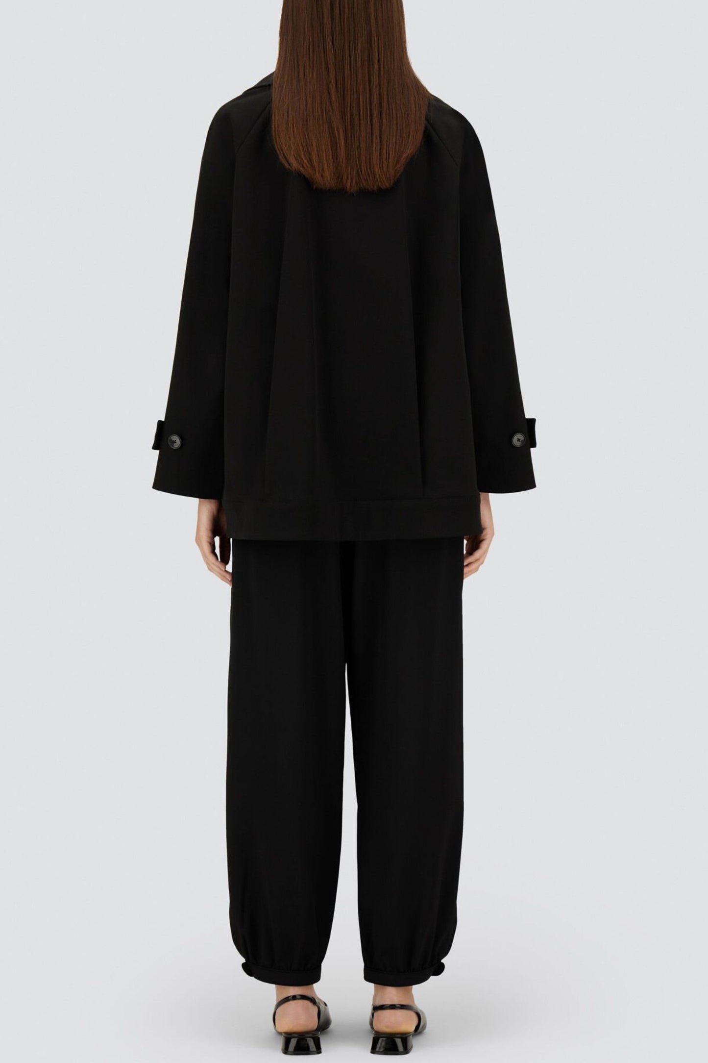 Black Peacoat by Herno - Anita Hass