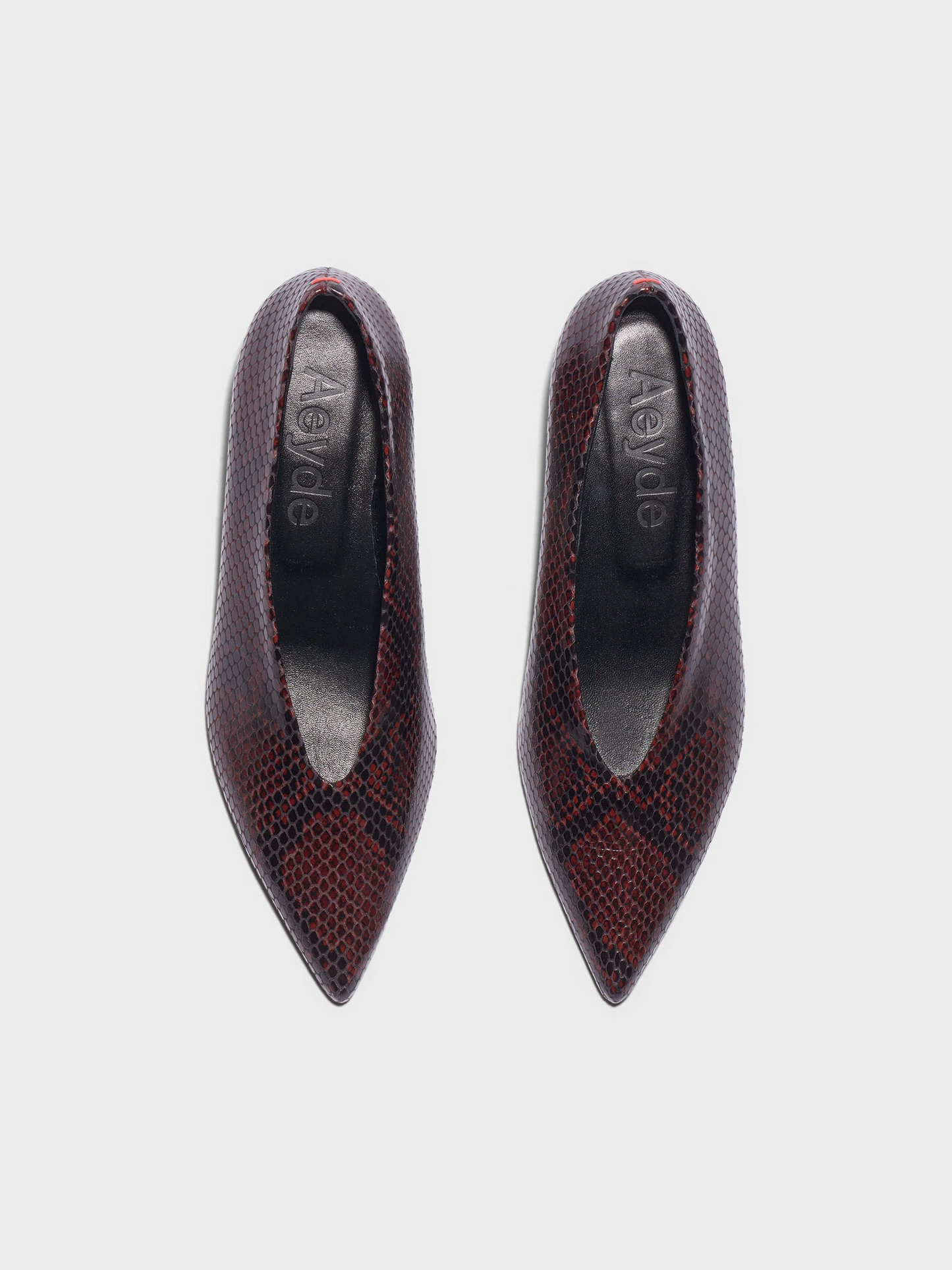 Kitten Heel Clara in Snake Port Aeyde