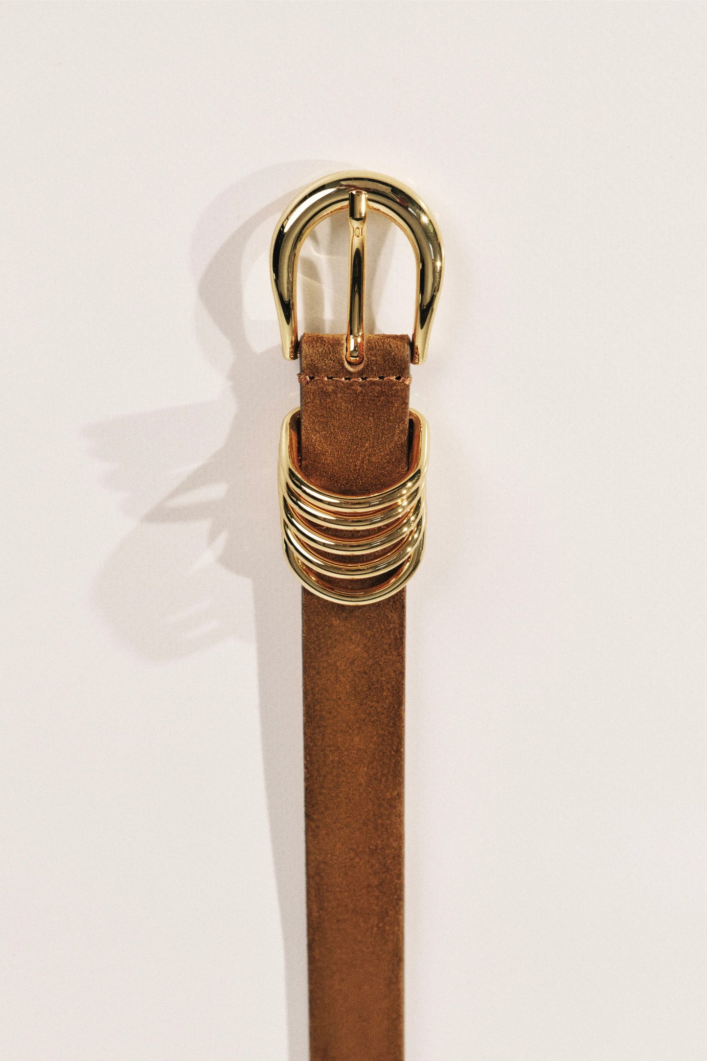 Belts Hollyhock in Suede Ochre/Gold