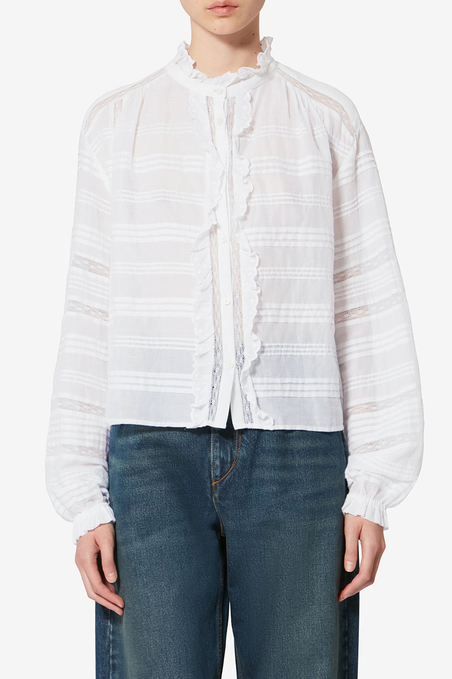 Bluse Peline in Weiß