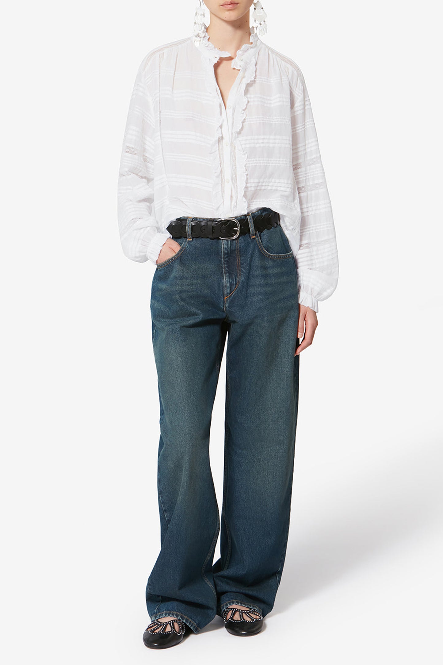 Bluse Peline in Weiß