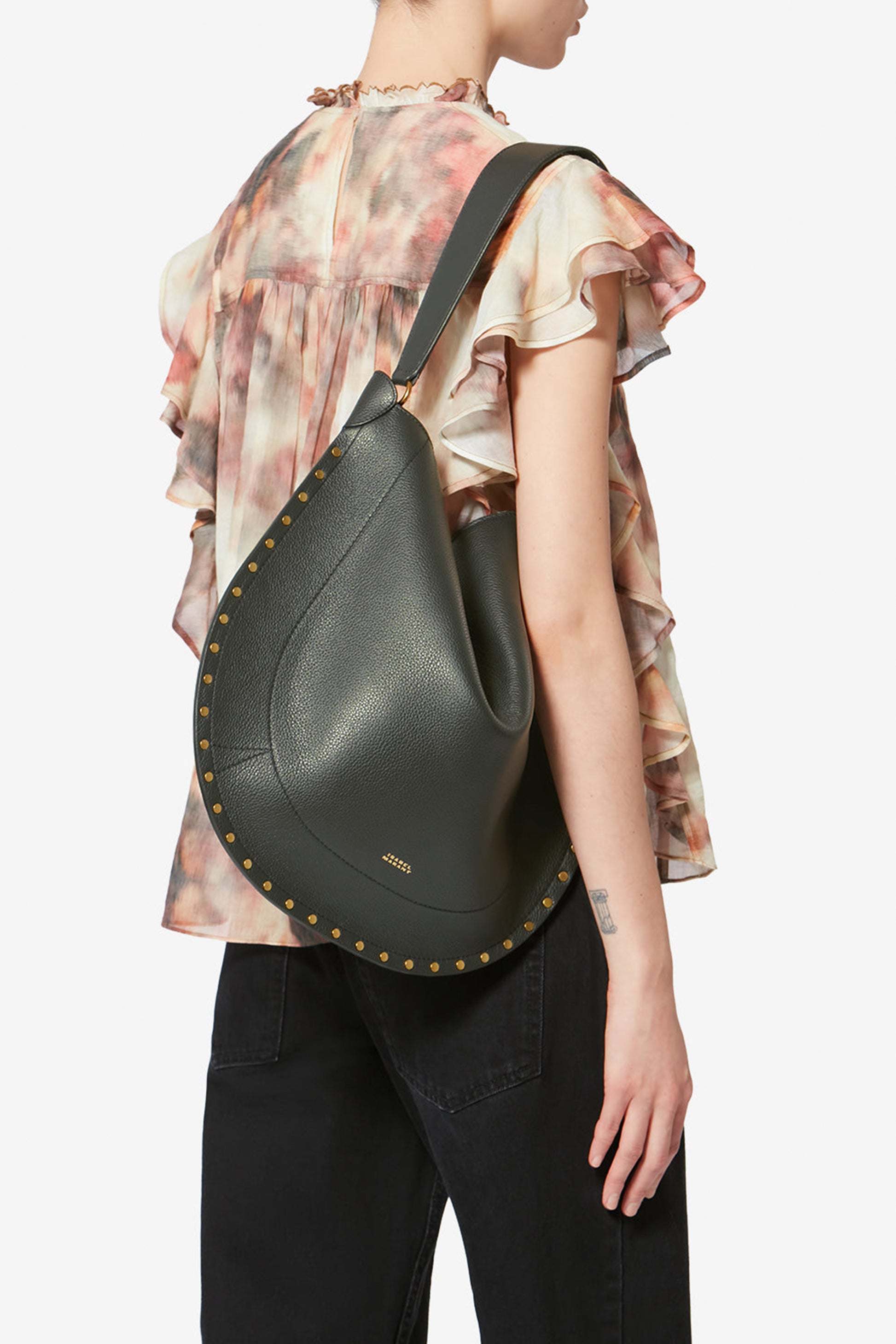 Tasche Oskan Hobo Soft in Schwarz Isabel Marant