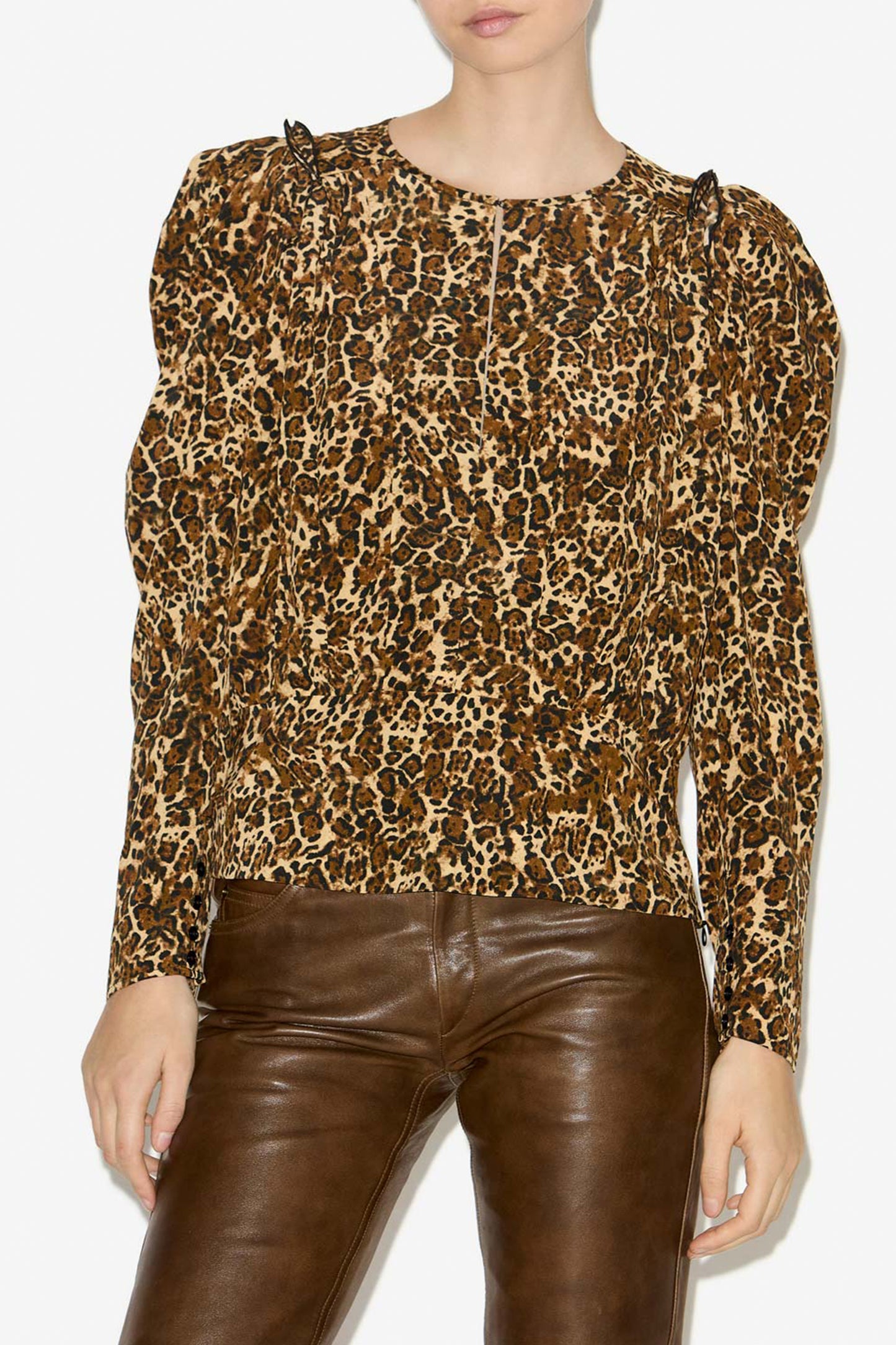 Bluse Zarga in LeopardIsabel Marant - Anita Hass