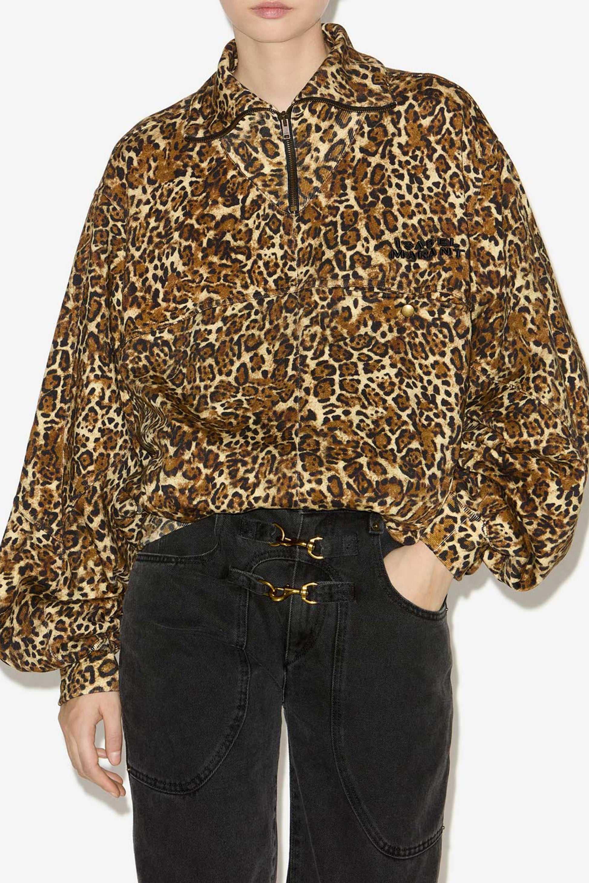 Sweatshirt Wilda in LeopardIsabel Marant - Anita Hass