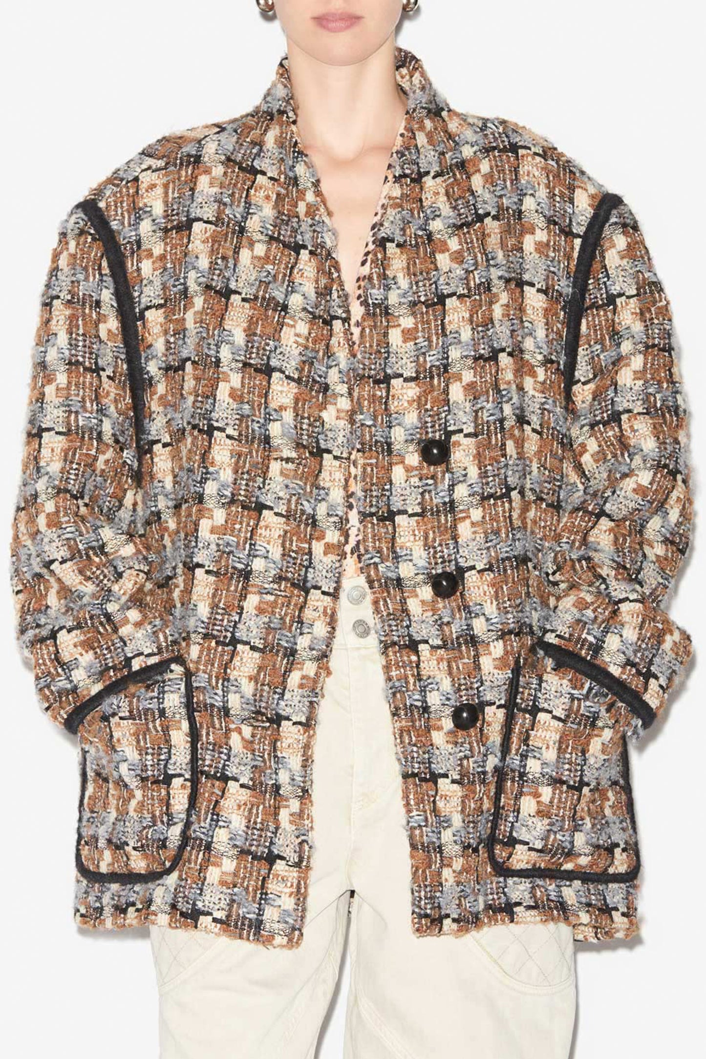 Jacke Elanore in Chestnut/EcruIsabel Marant - Anita Hass