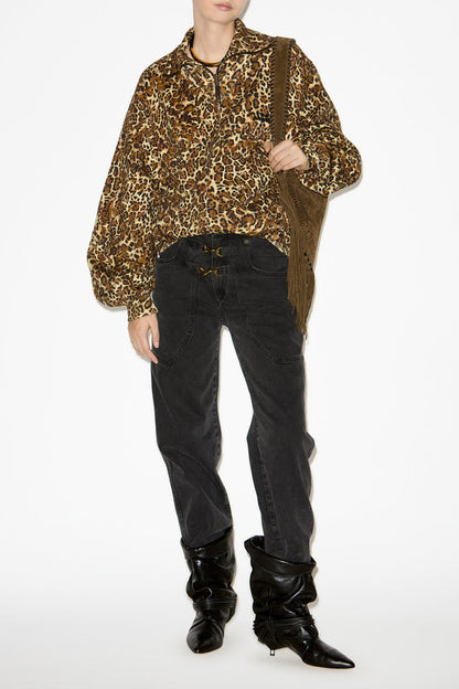 Sweatshirt Wilda in LeopardIsabel Marant - Anita Hass