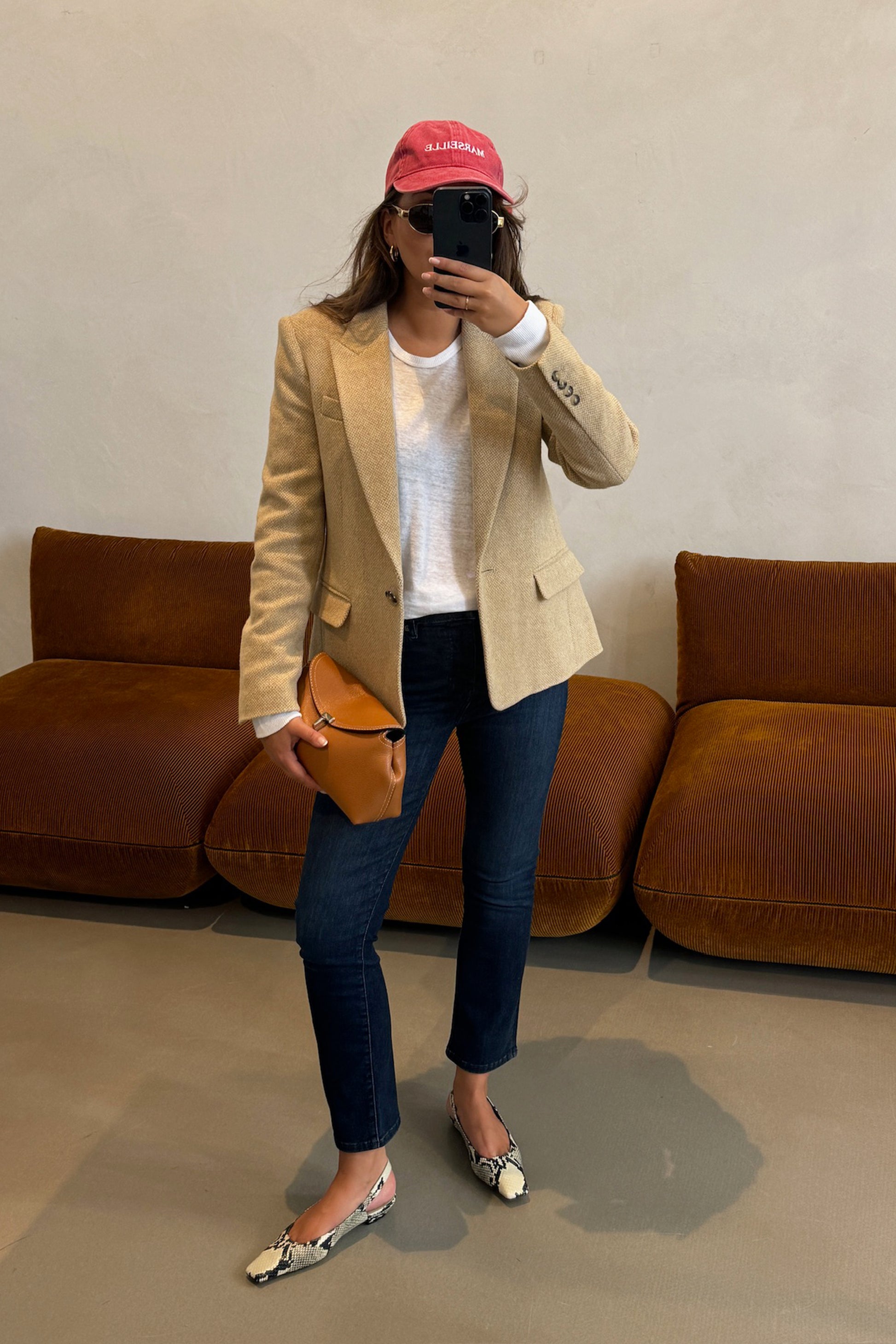 Blazer Louison in EcruMarant Etoile - Anita Hass