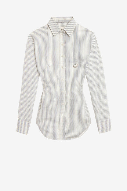 Bluse Aurora in Weiß/Schwarz Isabel Marant