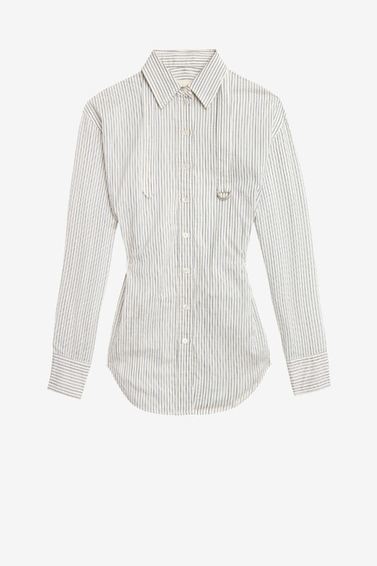 Bluse Aurora in Weiß/Schwarz Isabel Marant