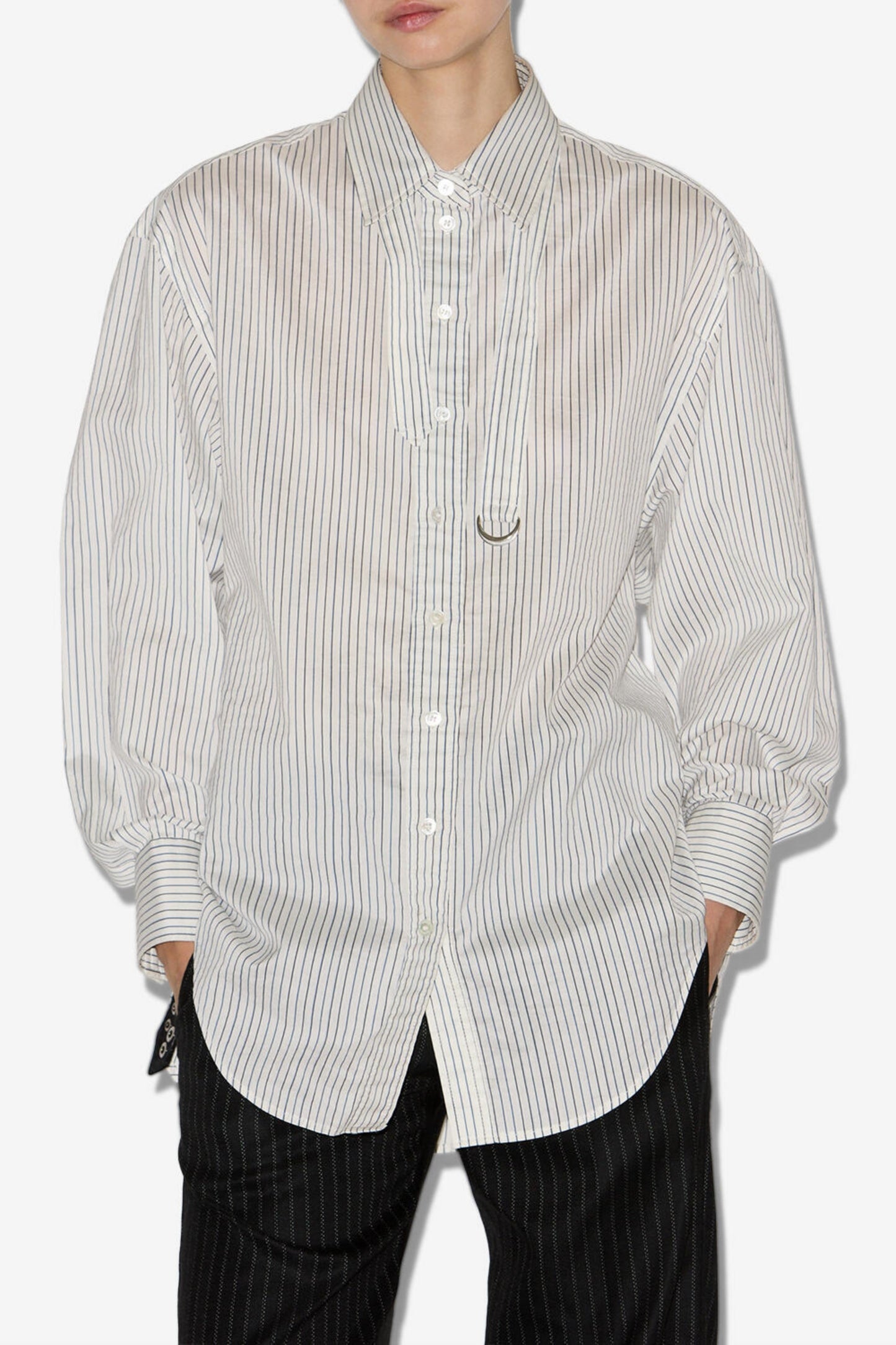 Bluse Aurora in Weiß/Schwarz Isabel Marant