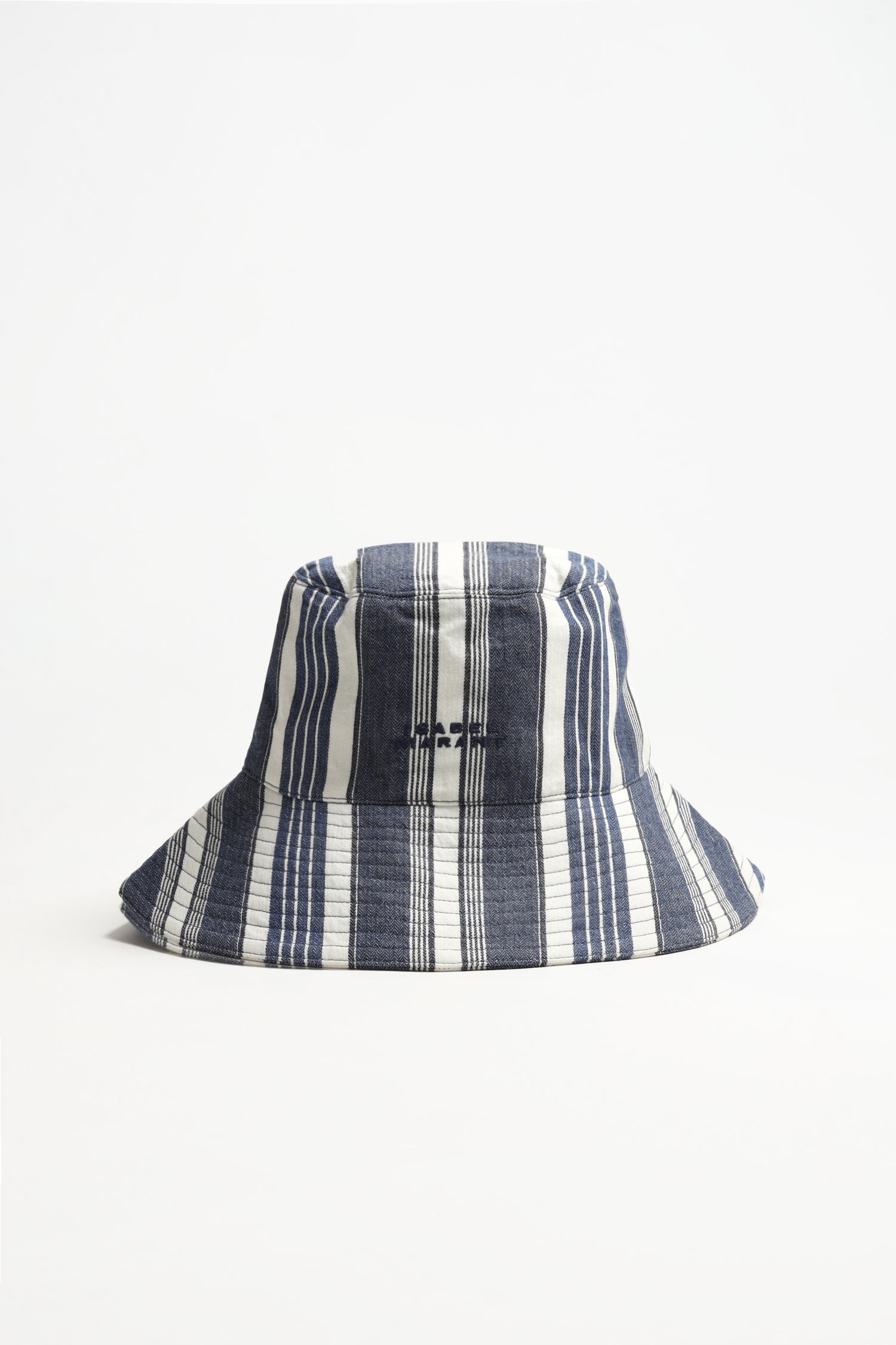 Shaelyn Hat in Denim Blue/Ecru by Isabel Marant - Anita Hass