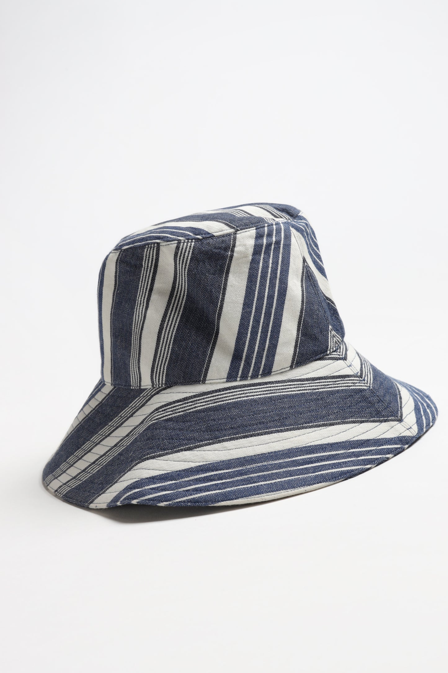 Shaelyn Hat in Denim Blue/Ecru by Isabel Marant - Anita Hass