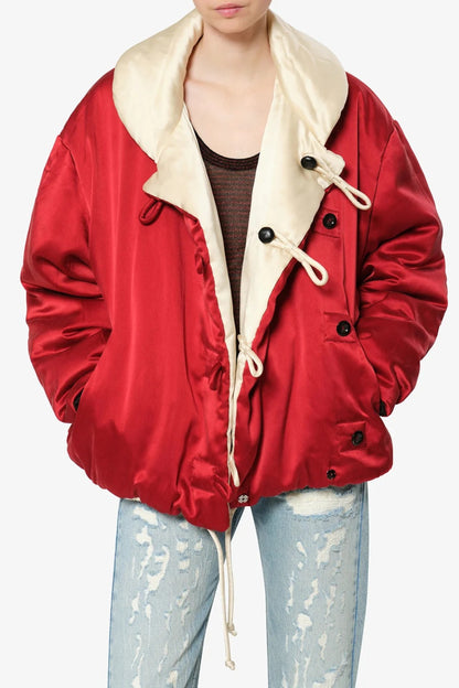 Jacke Bleza Reversible in Rot/Champagner Isabel Marant