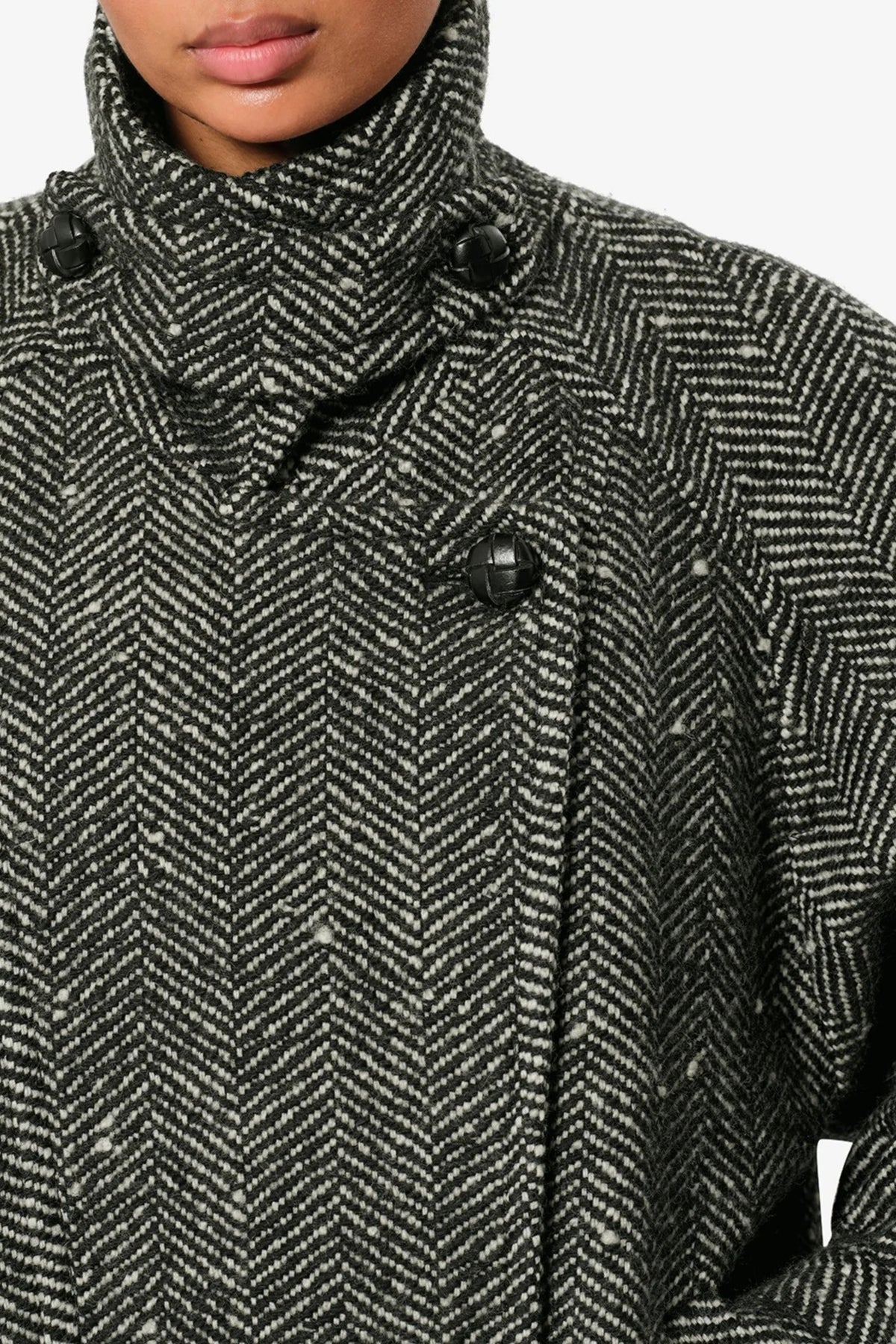 Jacke Elvane in Ecru/Schwarz Isabel Marant