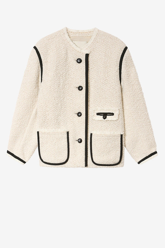 Maylin-jas in ecru van Isabel Marant - Anita Hass