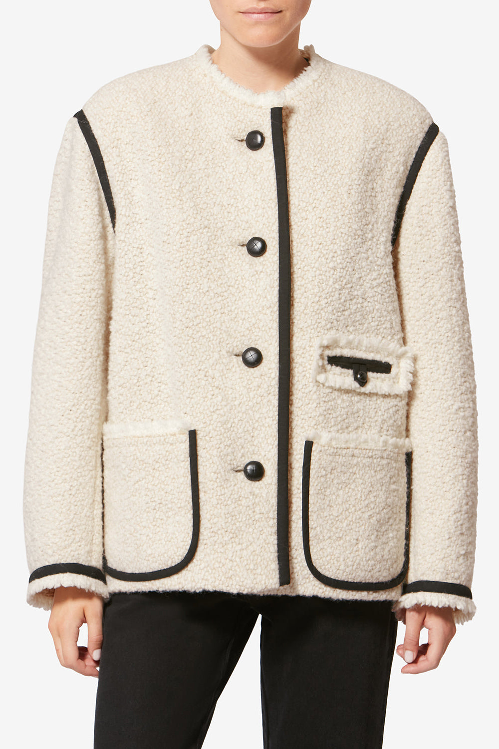 Maylin Jacket in Ecru by Isabel Marant - Anita Hass