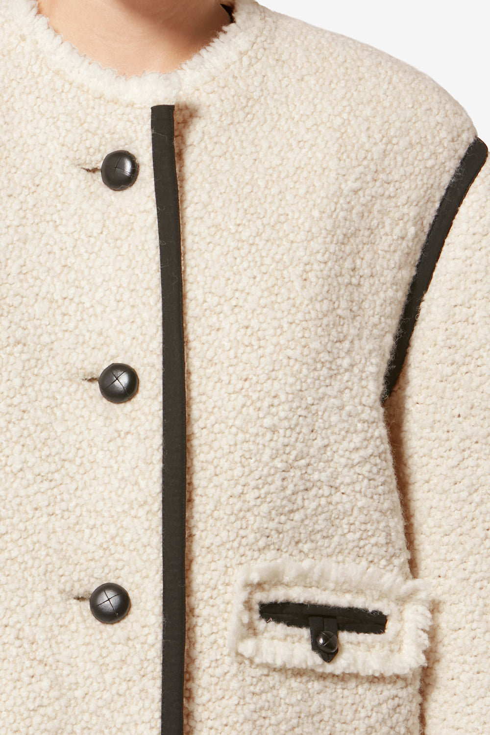 Maylin Jacket in Ecru by Isabel Marant - Anita Hass
