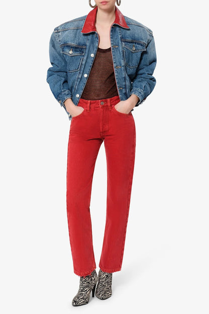 Jeans Daya in Rot Isabel Marant