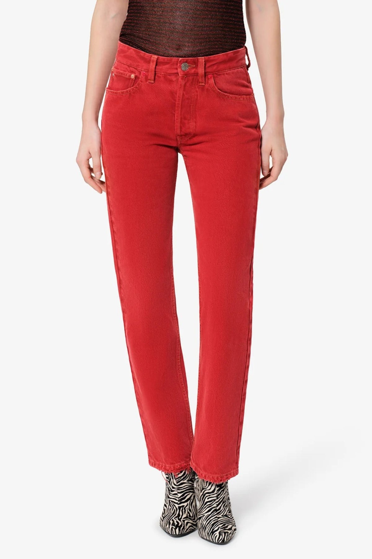 Jeans Daya in Rot Isabel Marant
