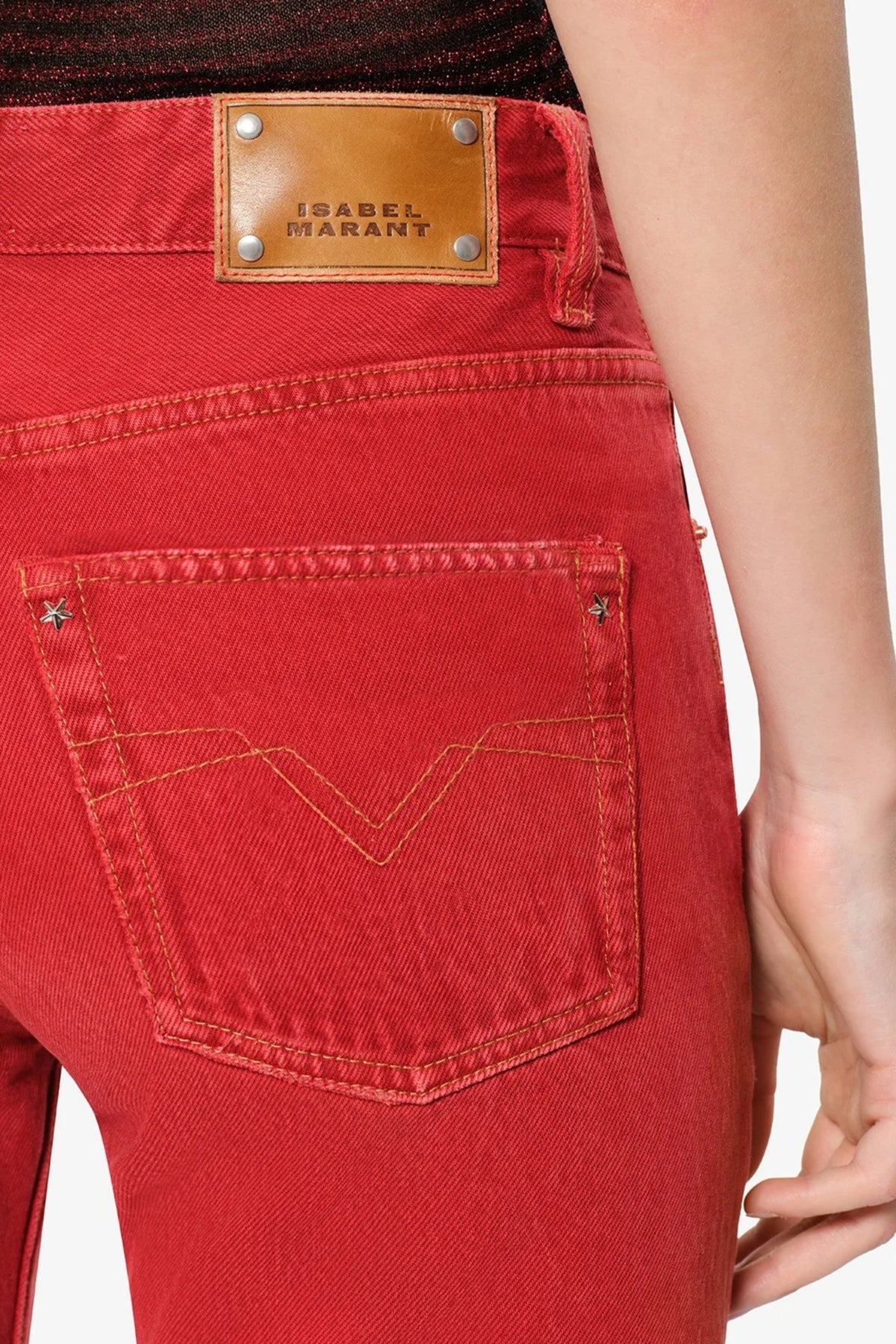 Jeans Daya in Rot Isabel Marant