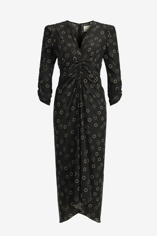 Kleid Albini in Rope Schwarz Isabel Marant