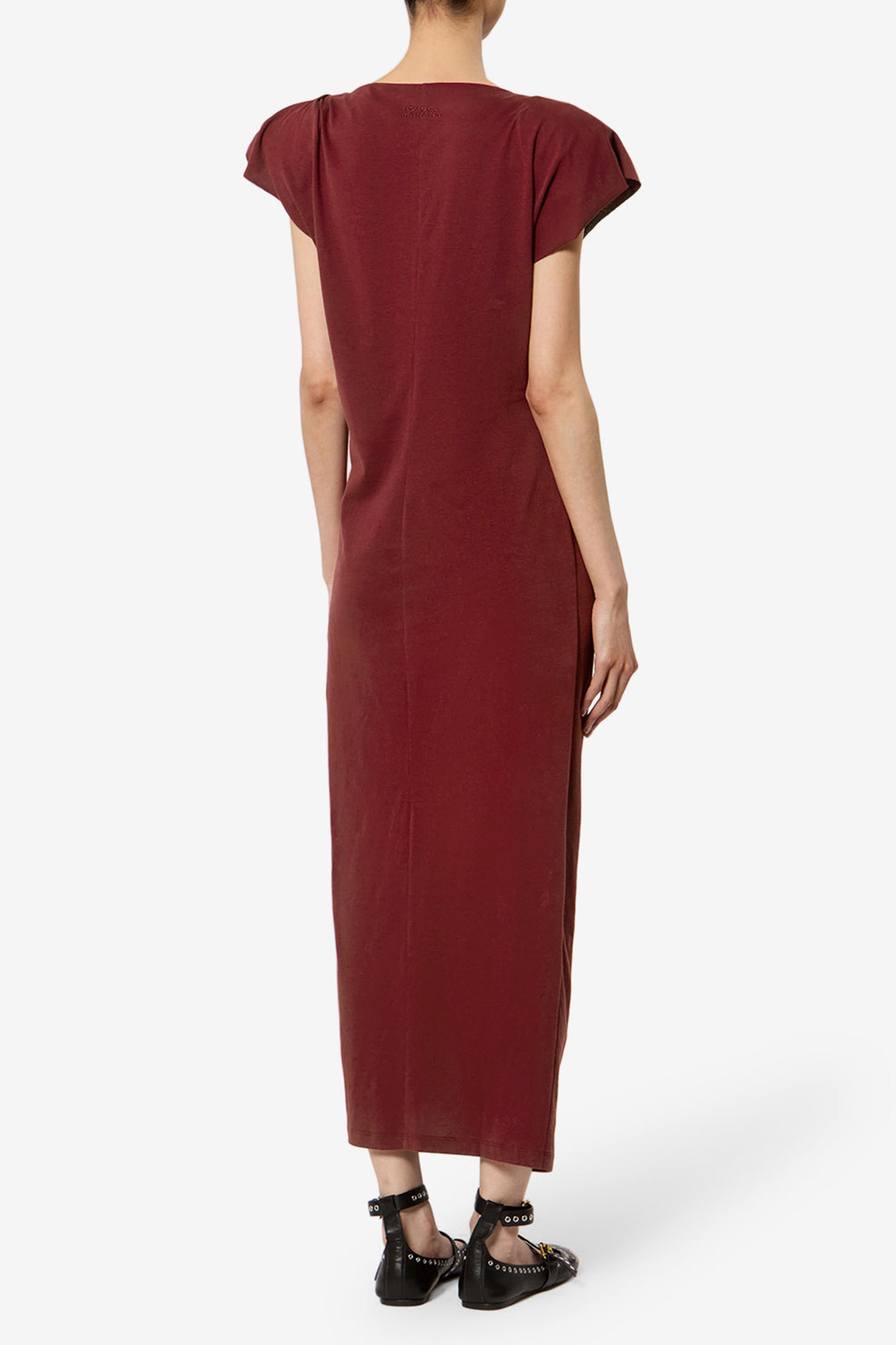 Kleid Nadela in Dark Burgundy Isabel Marant