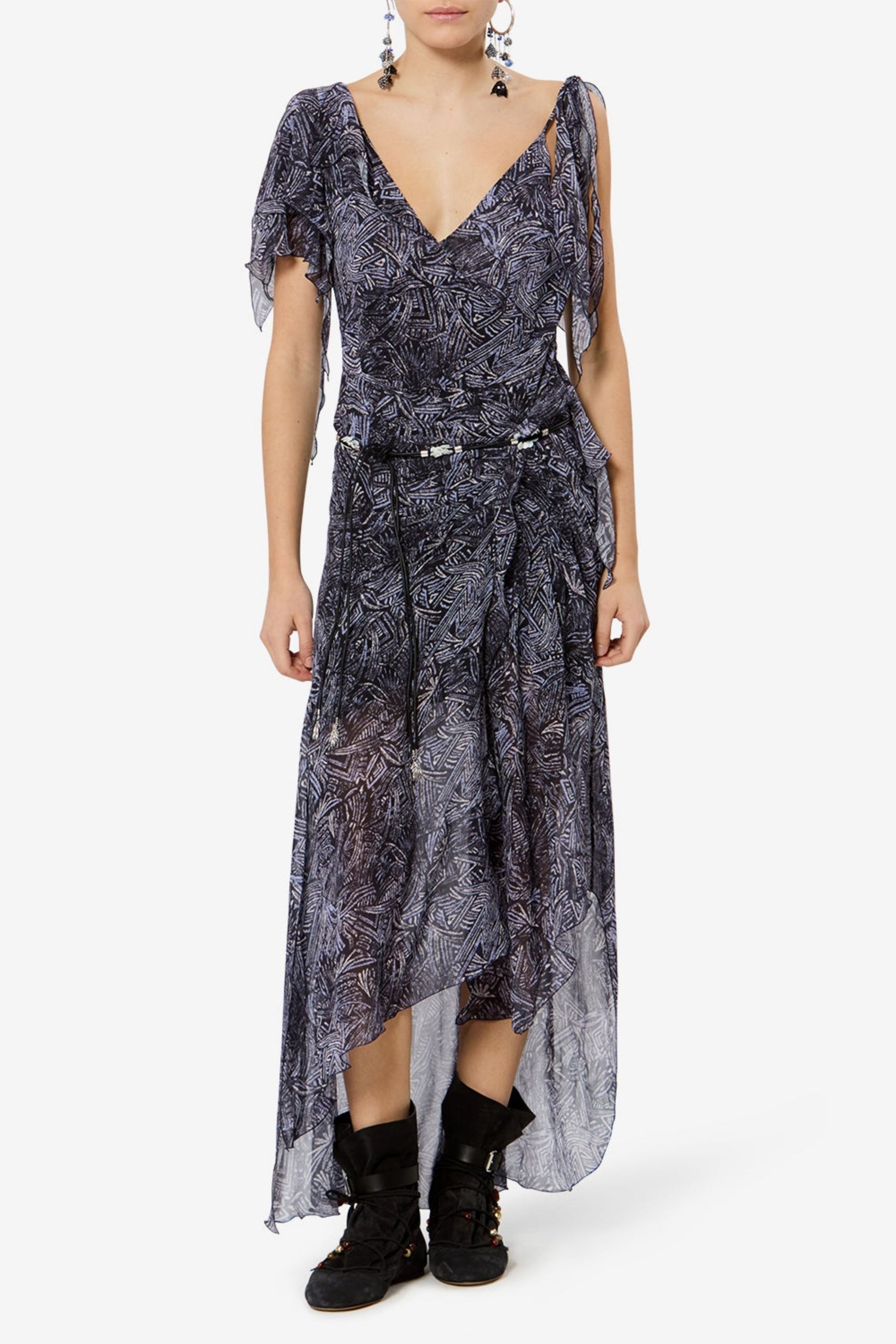 Tylena Dress in Faded Night by Isabel Marant - Anita Hass