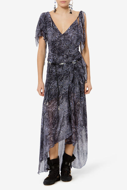 Tylena Dress in Faded Night by Isabel Marant - Anita Hass