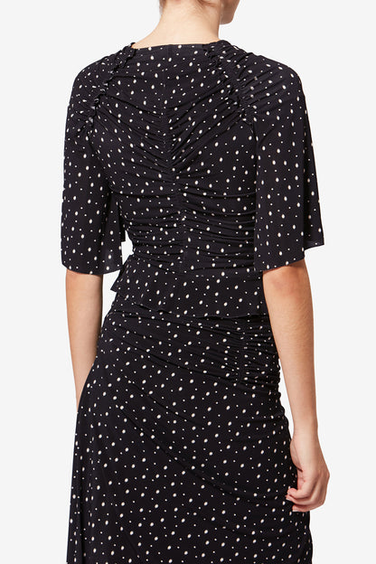 Isabel Marant 品牌 Garla 系列黑色/米色 T 恤——Anita Hass
