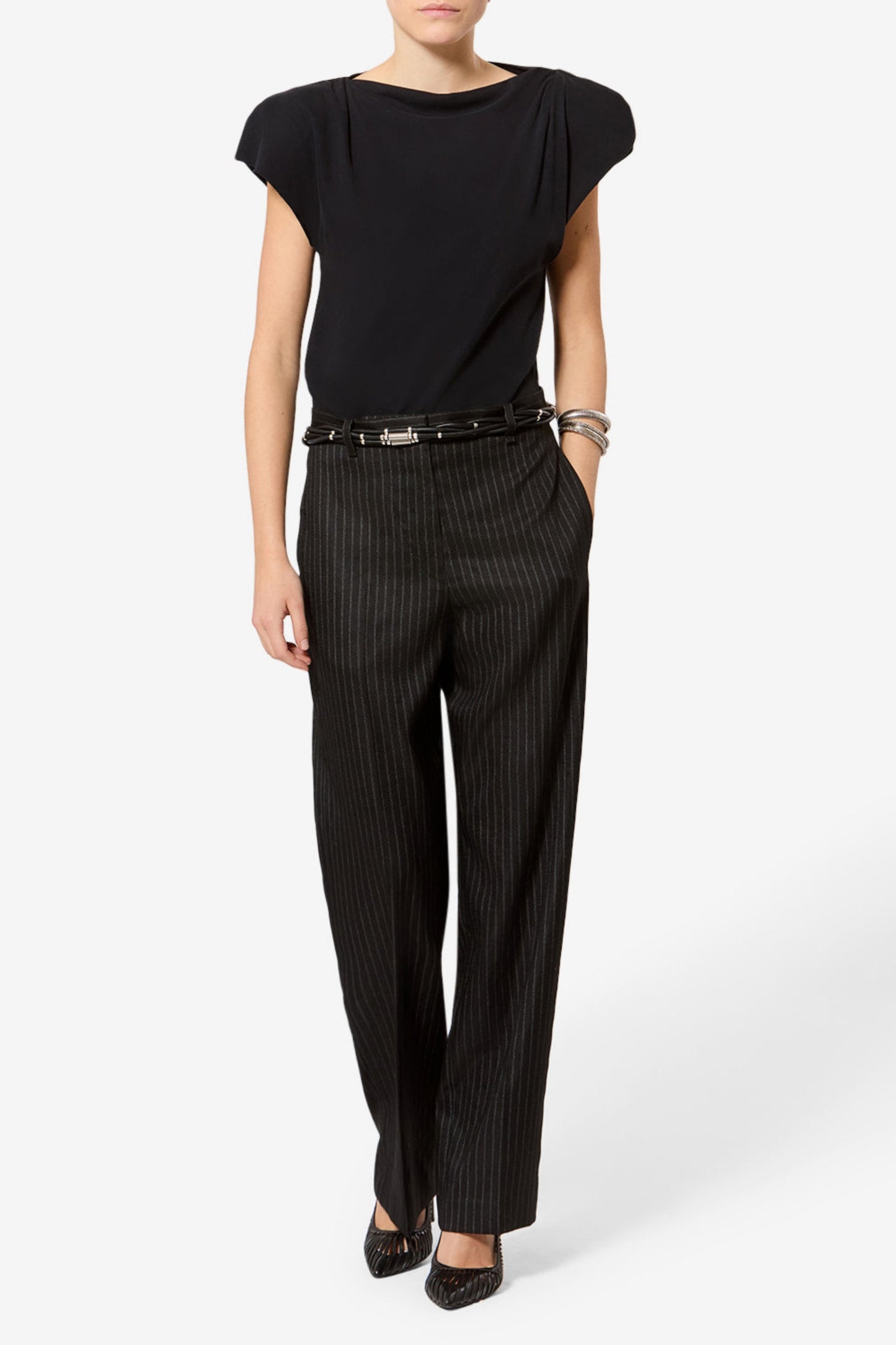 T-Shirt Sebani in Schwarz Isabel Marant