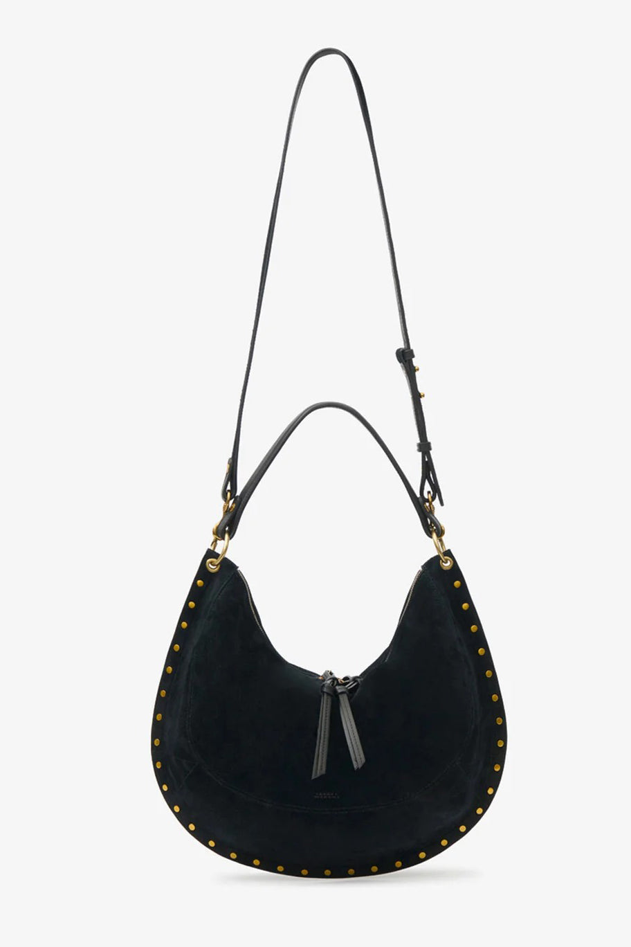 Tasche Oskan Hobo Soft L in Suede Schwarz Isabel Marant