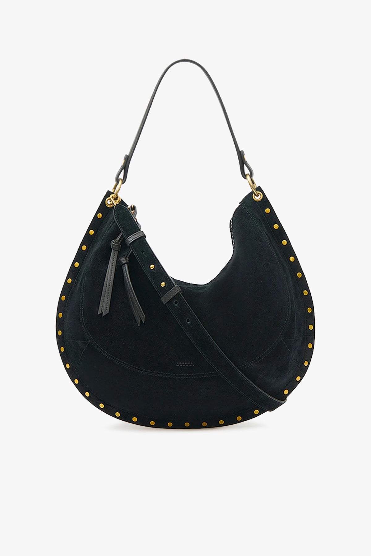 Tasche Oskan Hobo Soft L in Suede Schwarz Isabel Marant