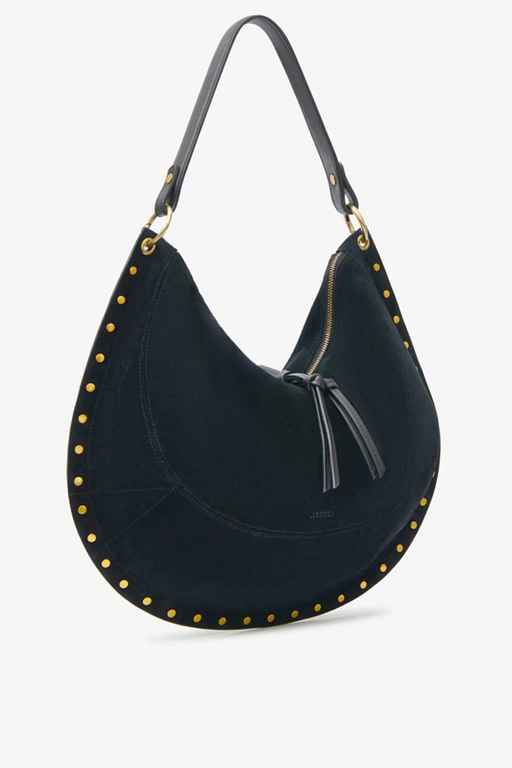 Tasche Oskan Hobo Soft L in Suede Schwarz Isabel Marant