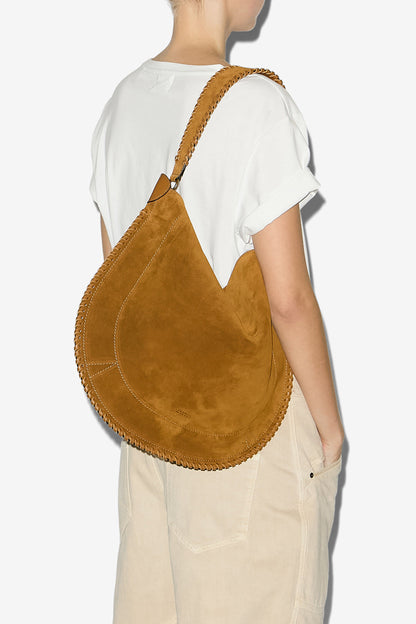 Tasche Oskan Hobo Soft Suede in Cognac Isabel Marant