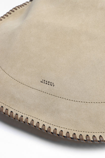 Oskan Hobo Soft Suede Bag in Sand by Isabel Marant - Anita Hass