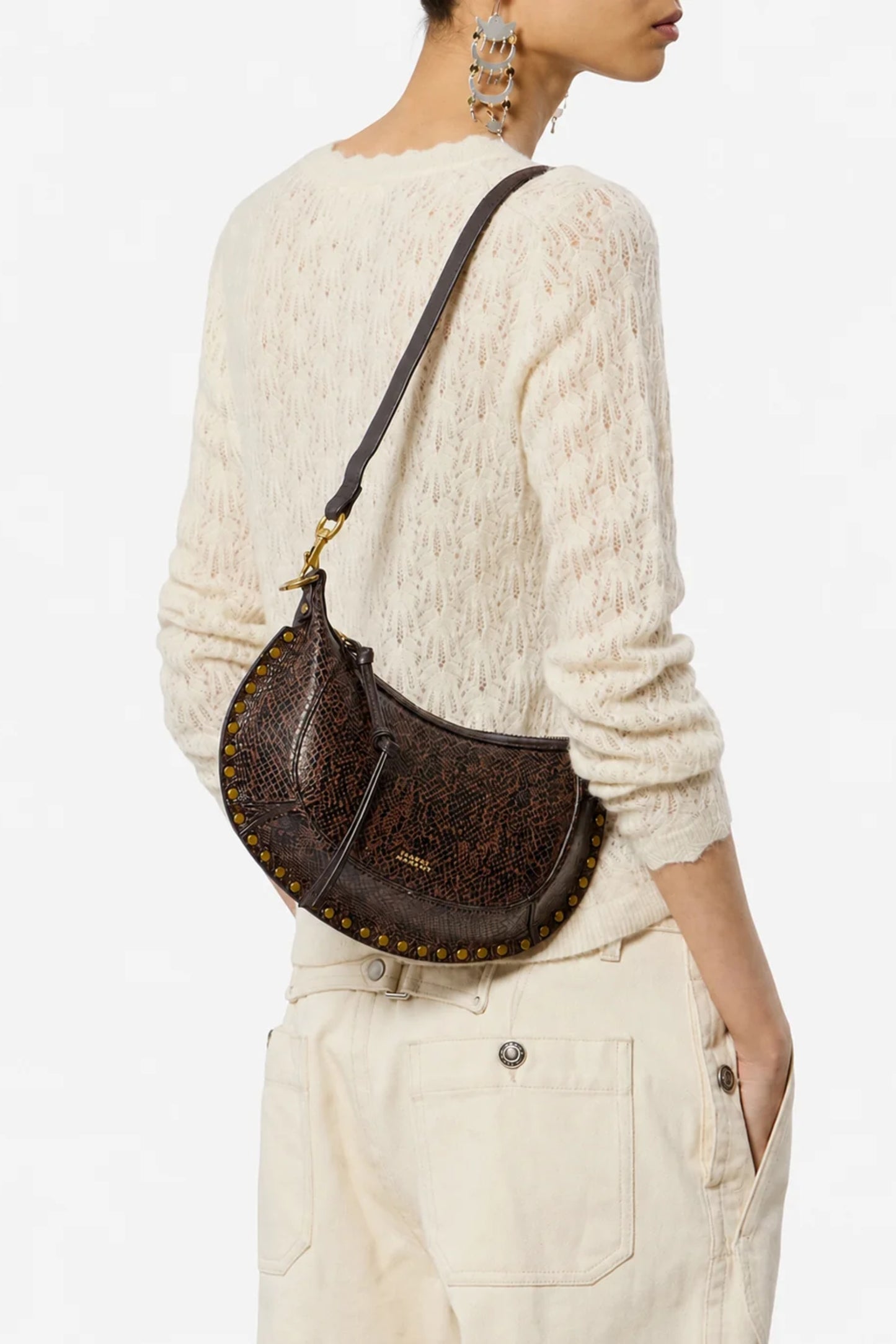 Tasche Oskan Moon in Mocha Isabel Marant