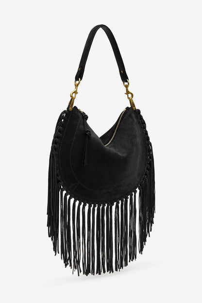 Tasche Oskan Fringes in Schwarz Isabel Marant