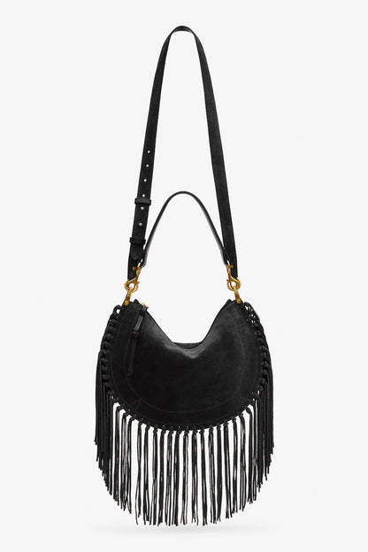 Tasche Oskan Fringes in Schwarz Isabel Marant