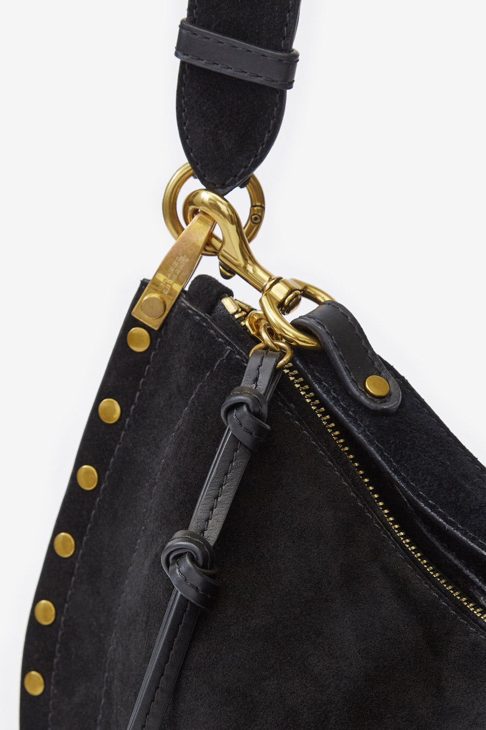 Tasche Oskan Soft Zip in Schwarz Isabel Marant