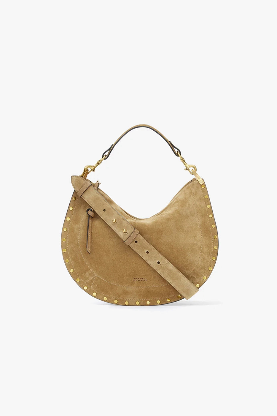 Tasche Oskan Soft Zip in Taupe Isabel Marant