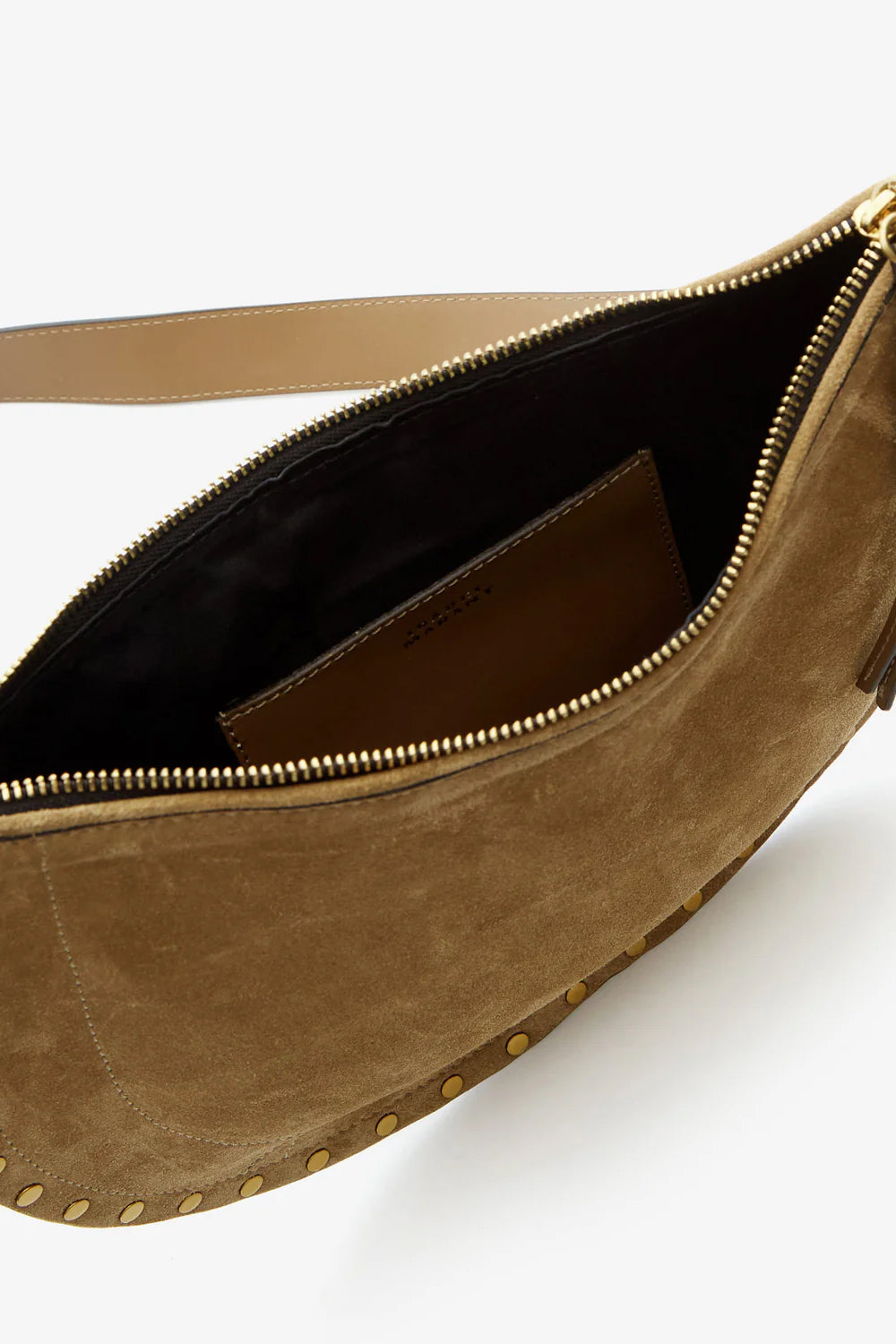 Tasche Oskan Soft Zip in Taupe Isabel Marant
