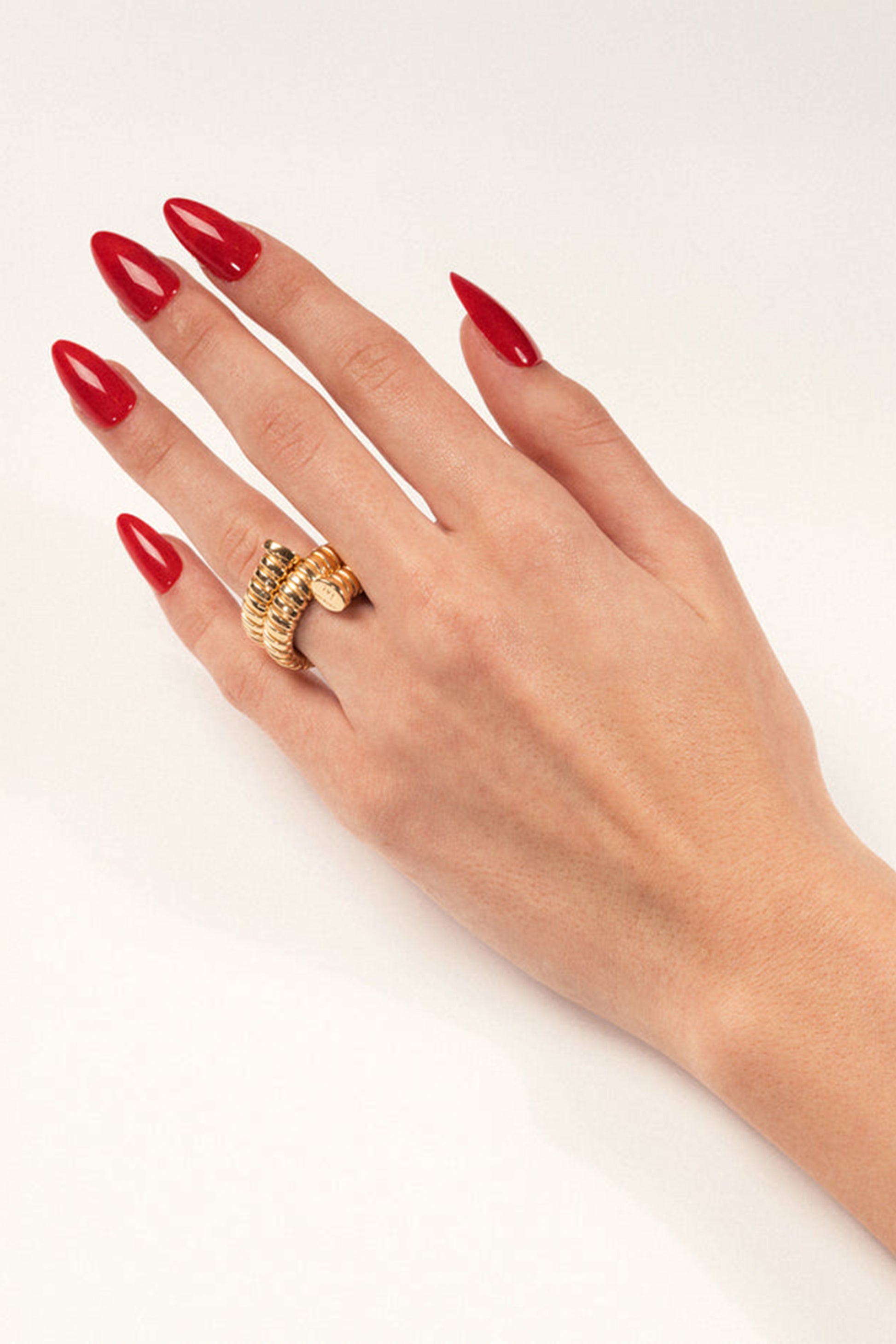 Ring Gaia Triple Twist in GoldIVI Los Angeles - Anita Hass