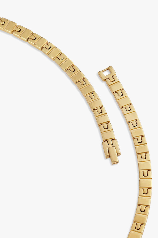"The New Slot" Necklace by GoldIVI Los Angeles - Anita Hass