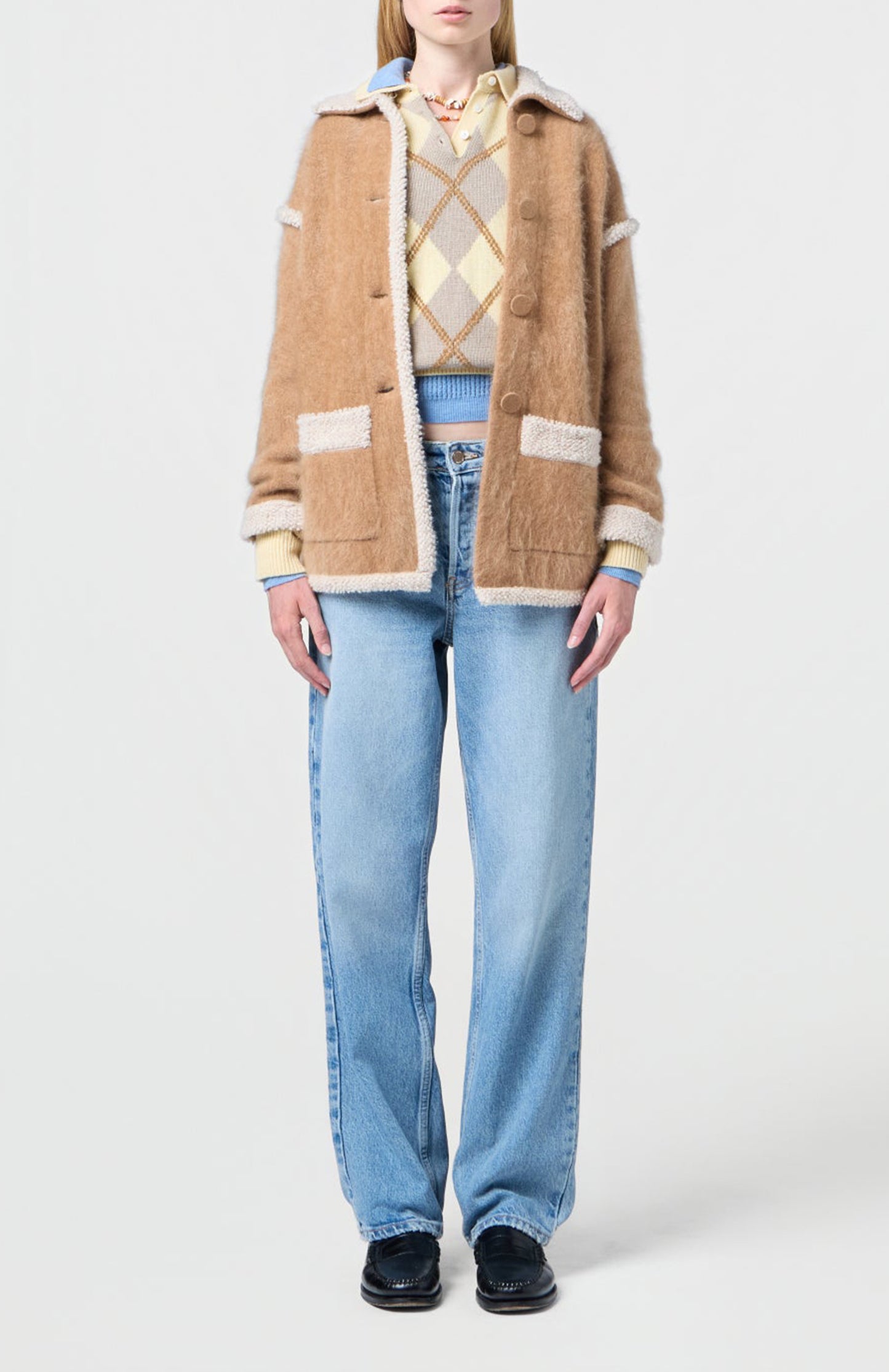 Jacke Grizzly in Almond/OatmealGuest in Residence - Anita Hass