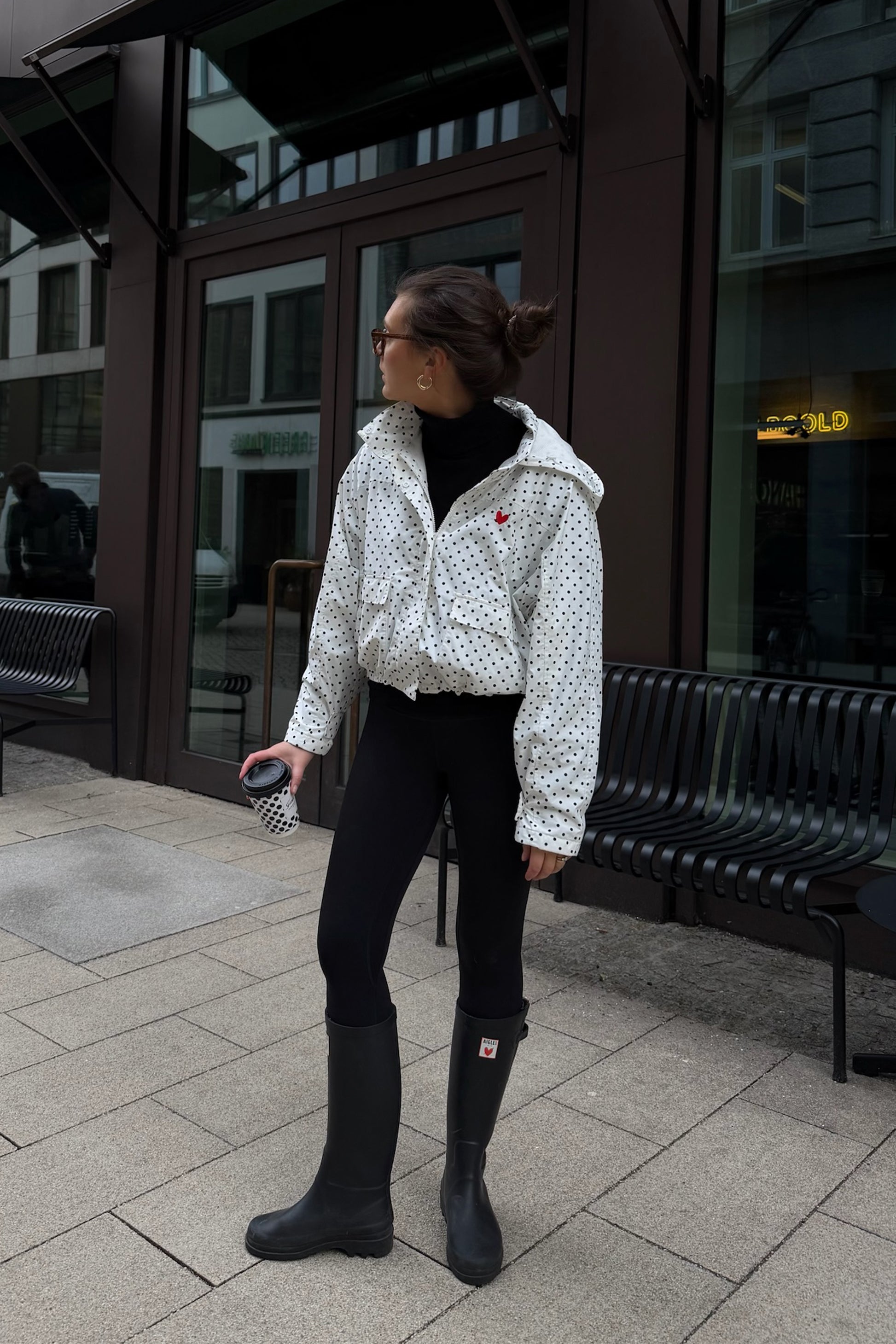 Jacke Horizon in White DotAnita Hass - Anita Hass