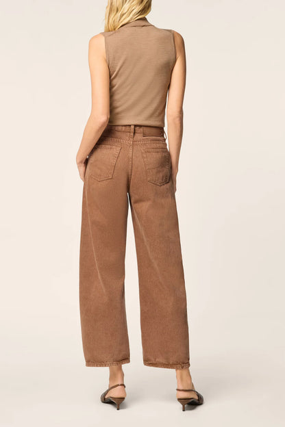 Purple Barrel Jeans in Cocoa Brown by Jacob Cohën - Anita Hass